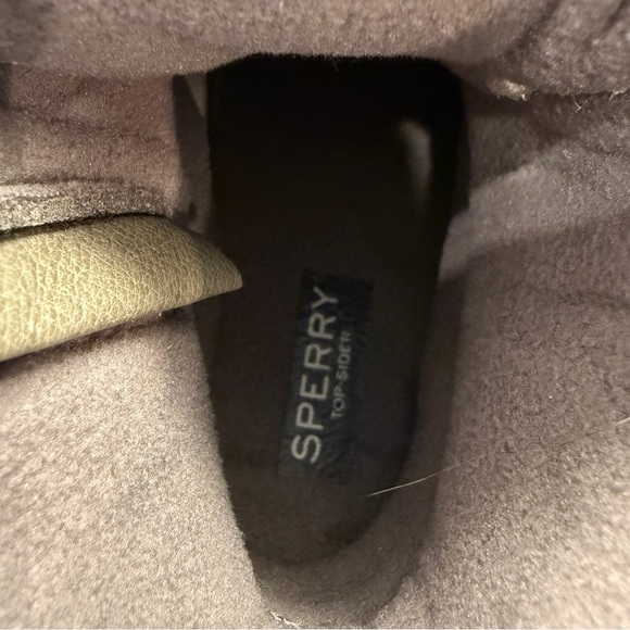 Sperry Women's Saltwater Duck Boots Grey Size 8M Waterproof Casual Leather - Picture 10 of 12